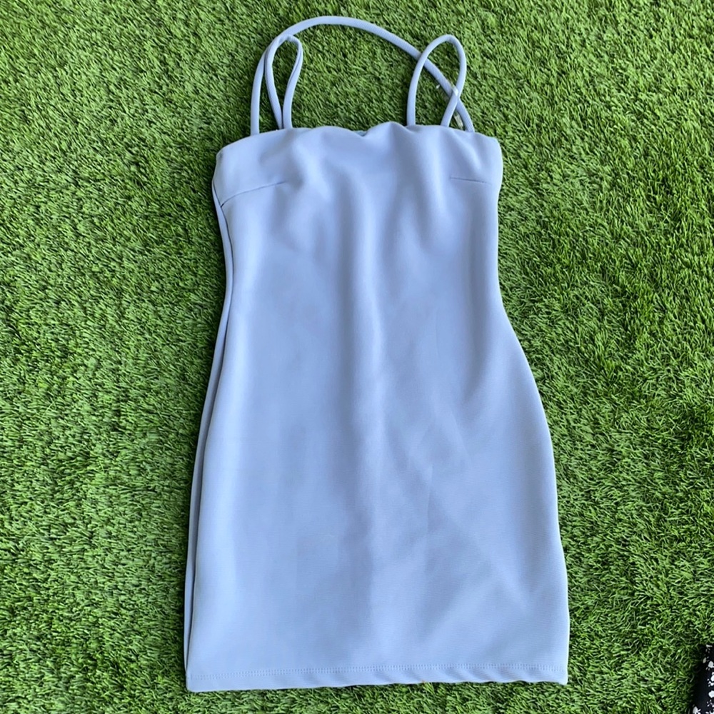 Light Blue/Lilac Mini Dress